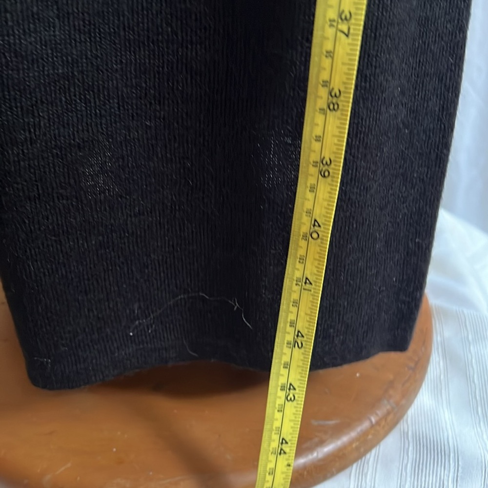 Ivana Ladies Black Sweater Dress Vintage Long Sleeve Large - Picture 5 of 7